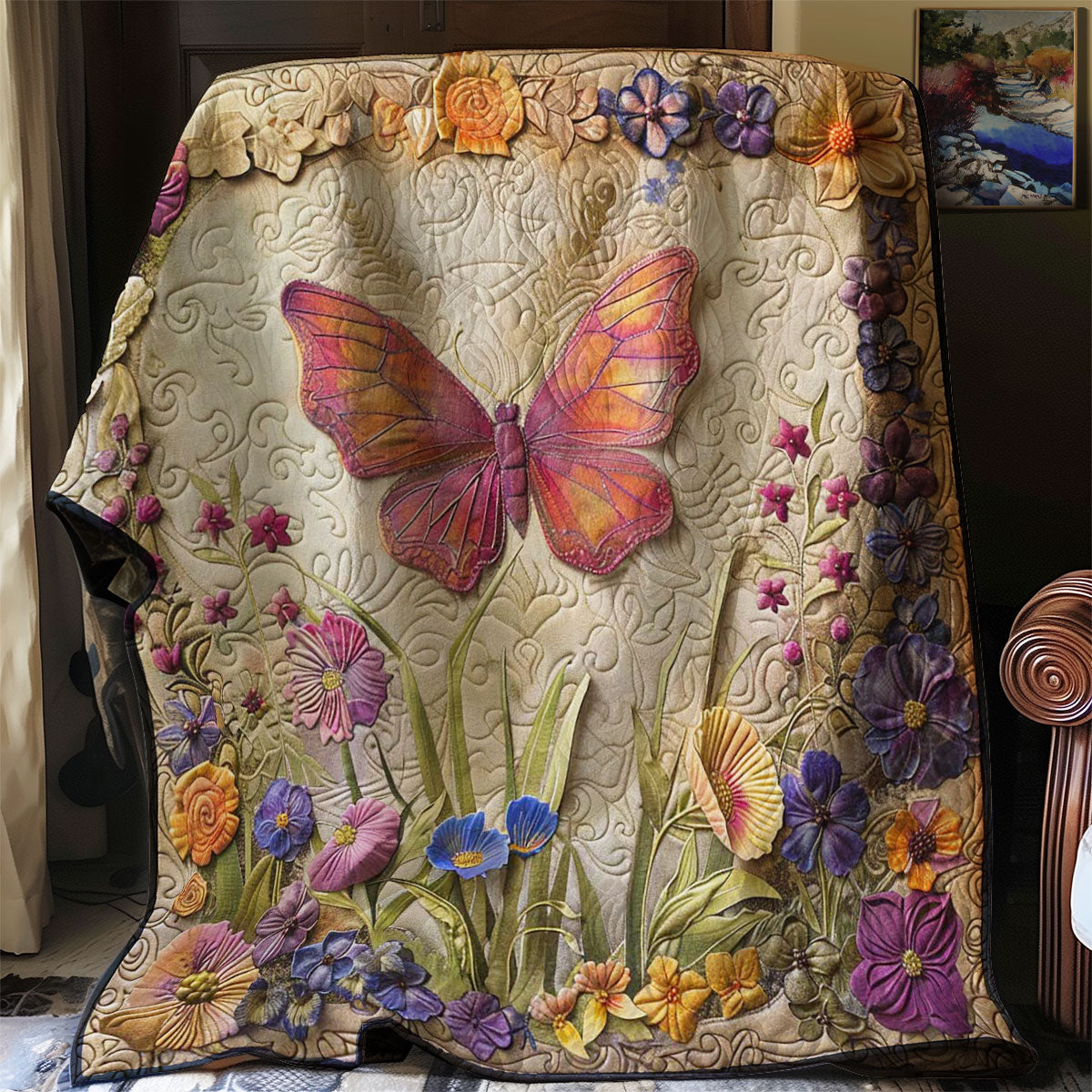 Butterfly Harmony WN2108165CL Quilt