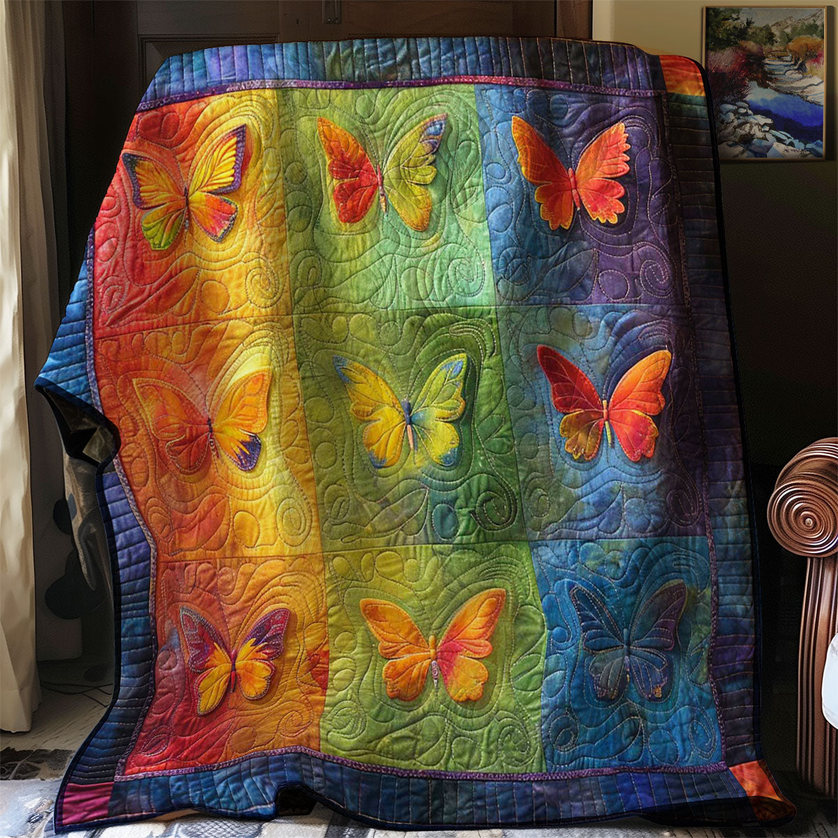 Butterfly Harmony WN2608008CL Quilt