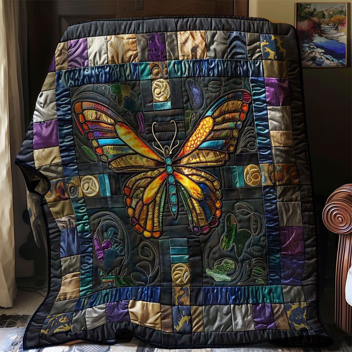 Butterfly's Magical Flight WN2808048CL Quilt