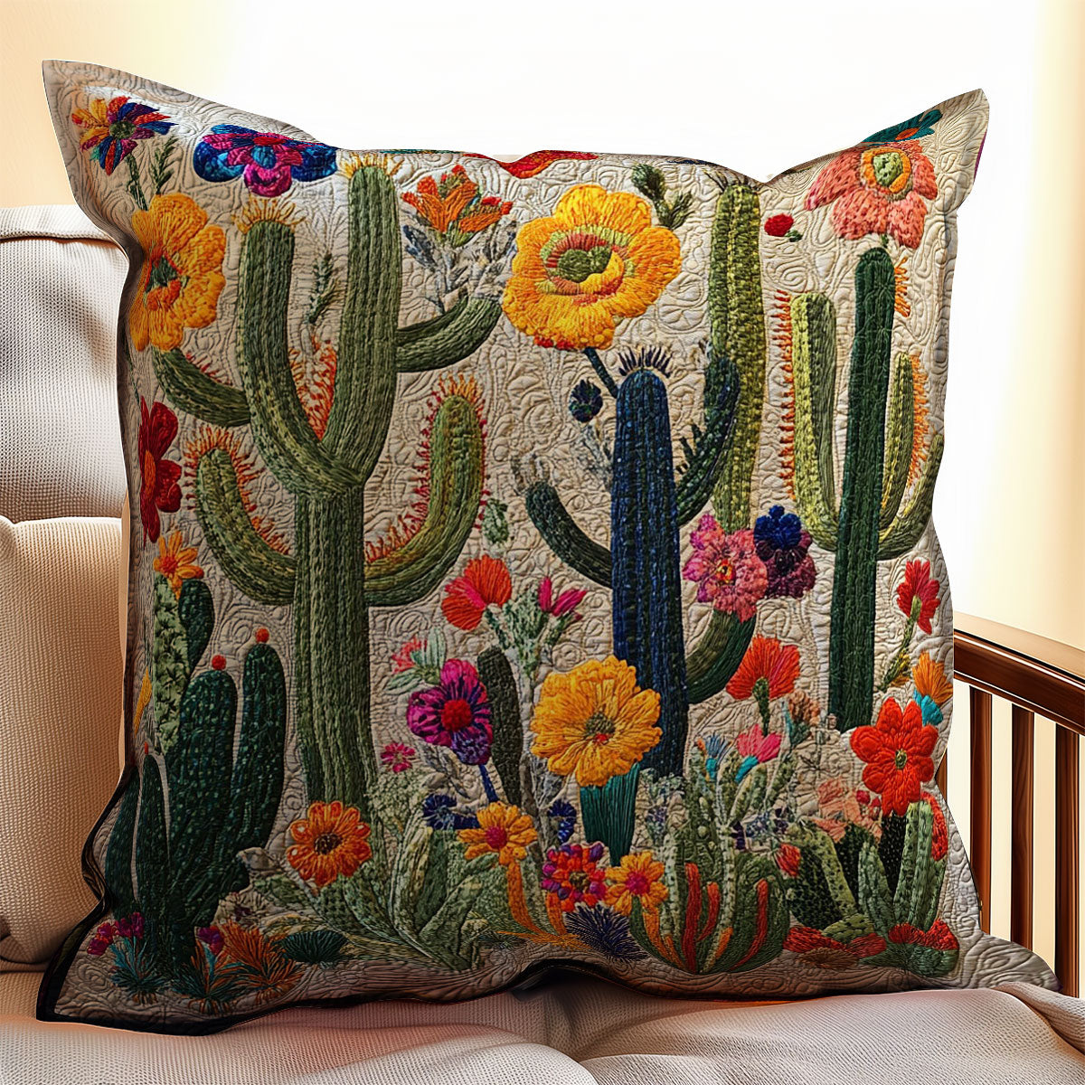 Cactus WM0308135CL Quilt Pillow Case