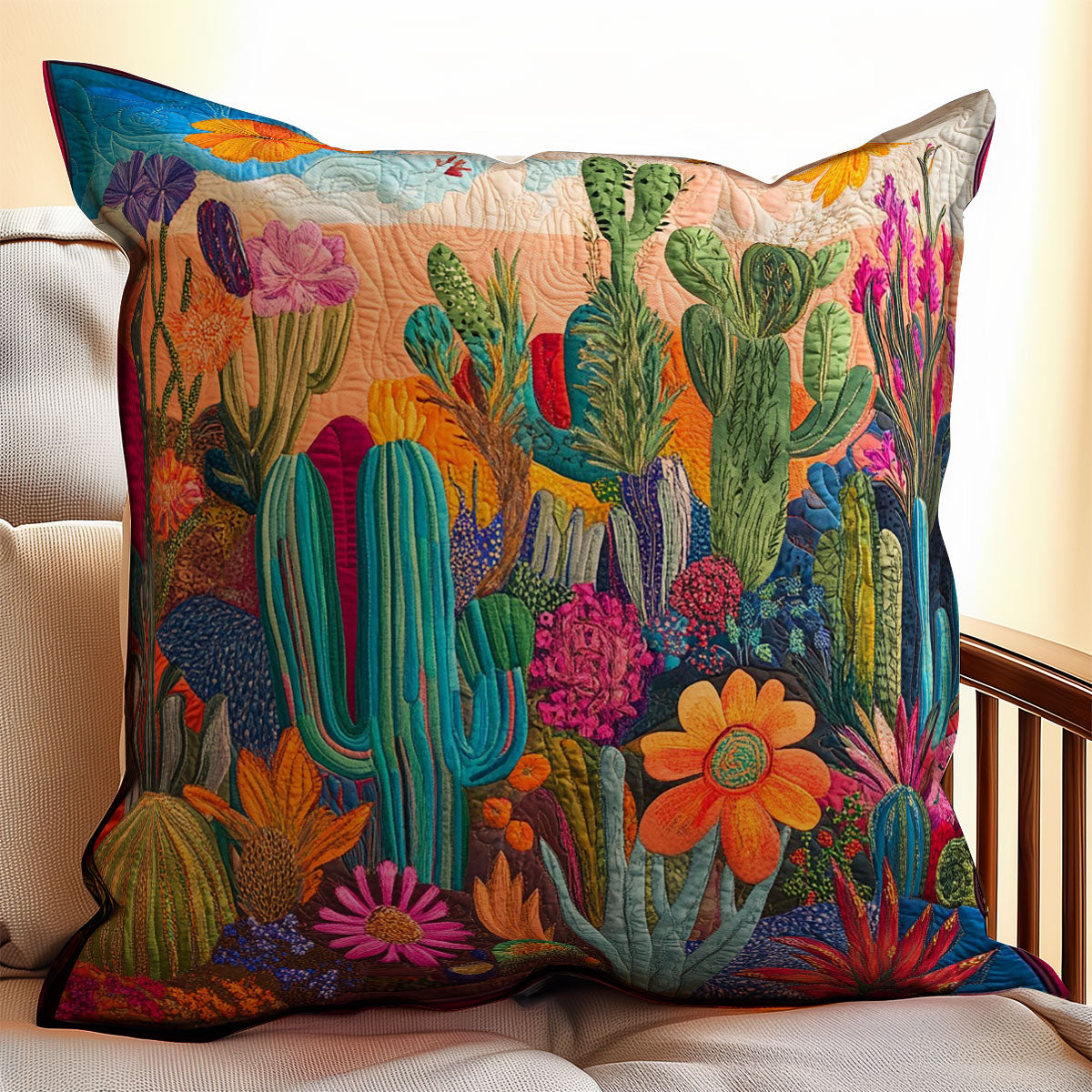 Cactus WM3107101CL Quilt Pillow Case