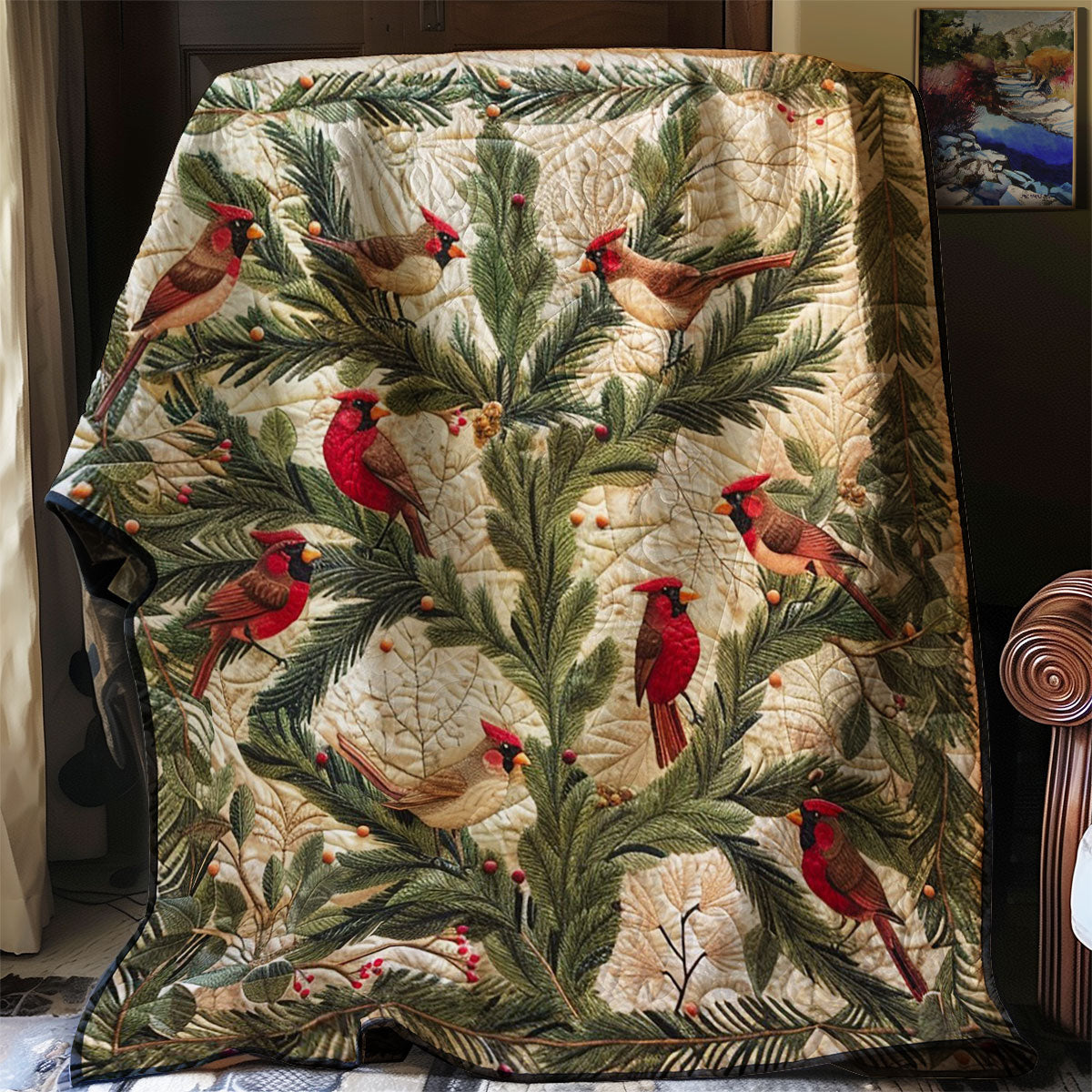 Cardinals WM3007001CL Quilt