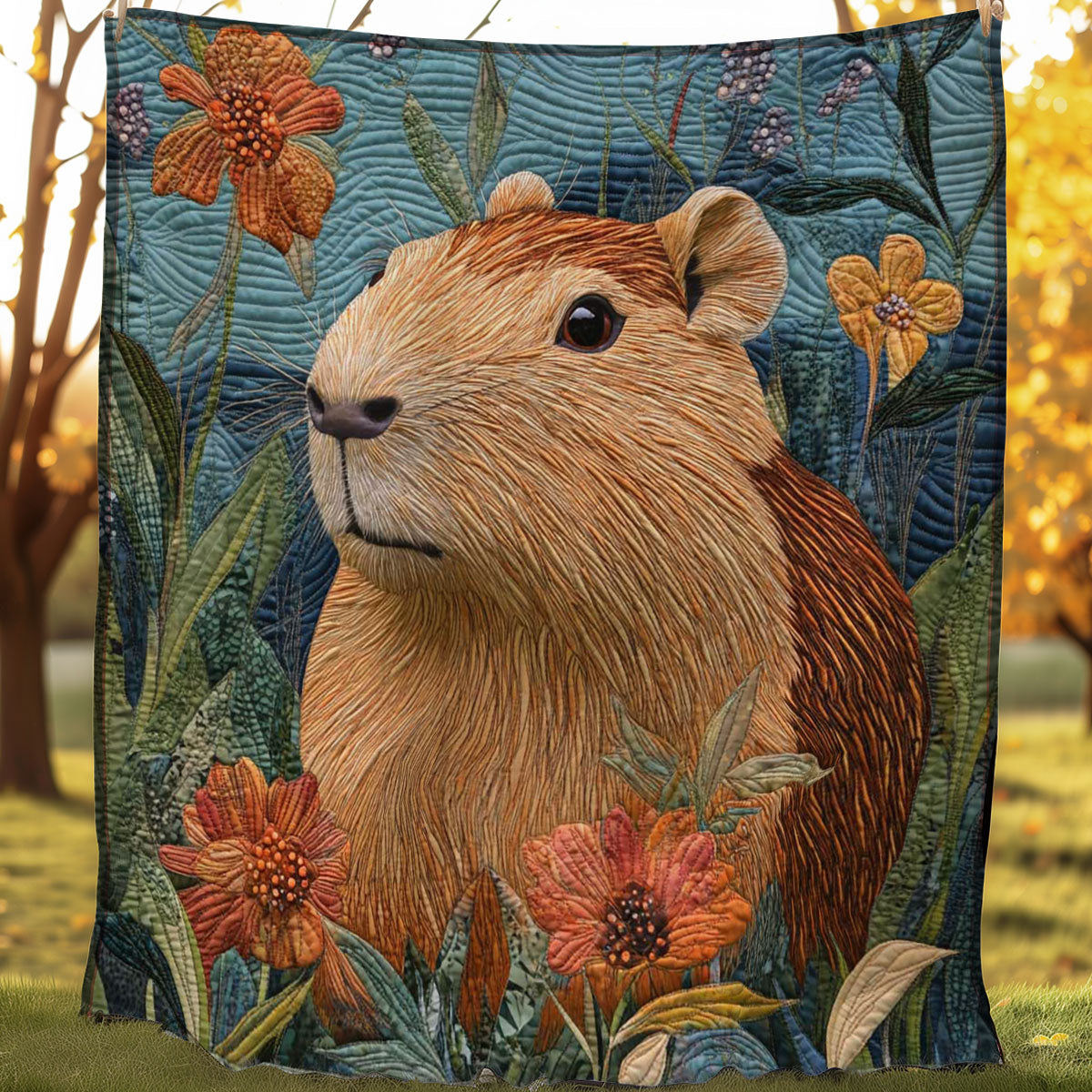 Capybara Hides WN0708051CL Quilt