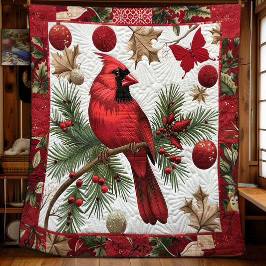 Cardinal Christmas Spirit WN1008079CL Quilt