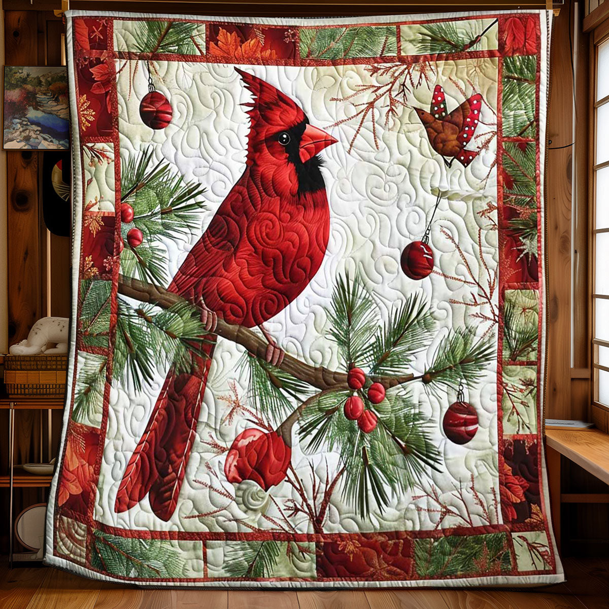 Cardinal Holiday Bliss WN1008071CL Quilt