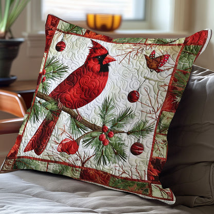 Cardinal Holiday Bliss WN1808052CL Quilt Pillow Case