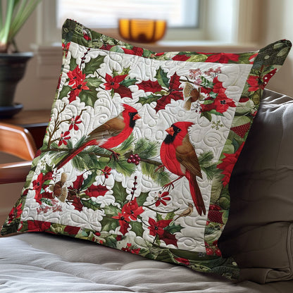 Cardinal Noel WN1608054CL Quilt Pillow Case