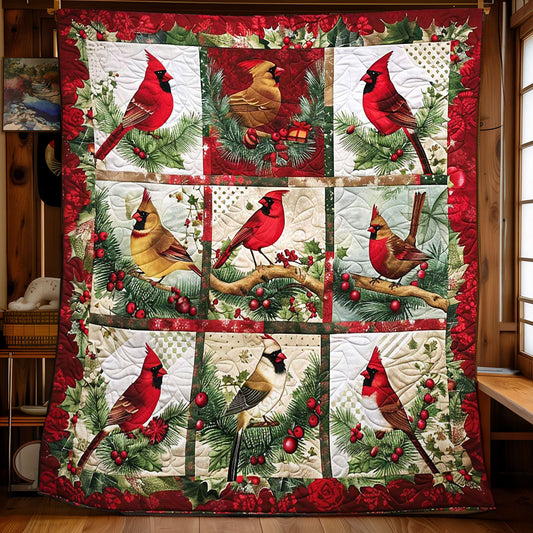 Cardinal Snowfall WN1008086CL Quilt