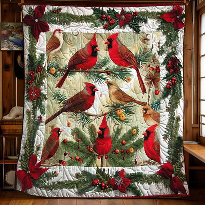 Cardinal Winter Wonderland Throw WN1008078CL Quilt