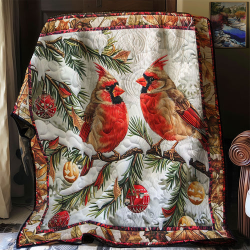 Cardinal's Winter Serenity WN2608066CL Quilt