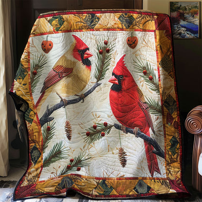 Cardinal's Winter Wonderland WN2608063CL Quilt