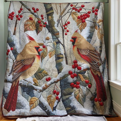 Cardinals And Friends WM1008074CL Quilt