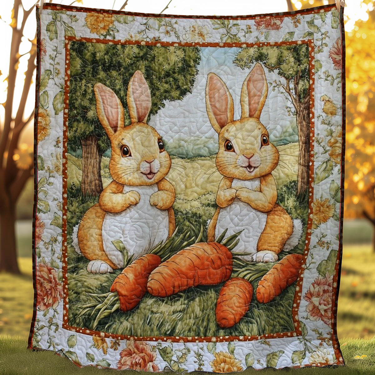 Carrots Family WM0208005CL Quilt