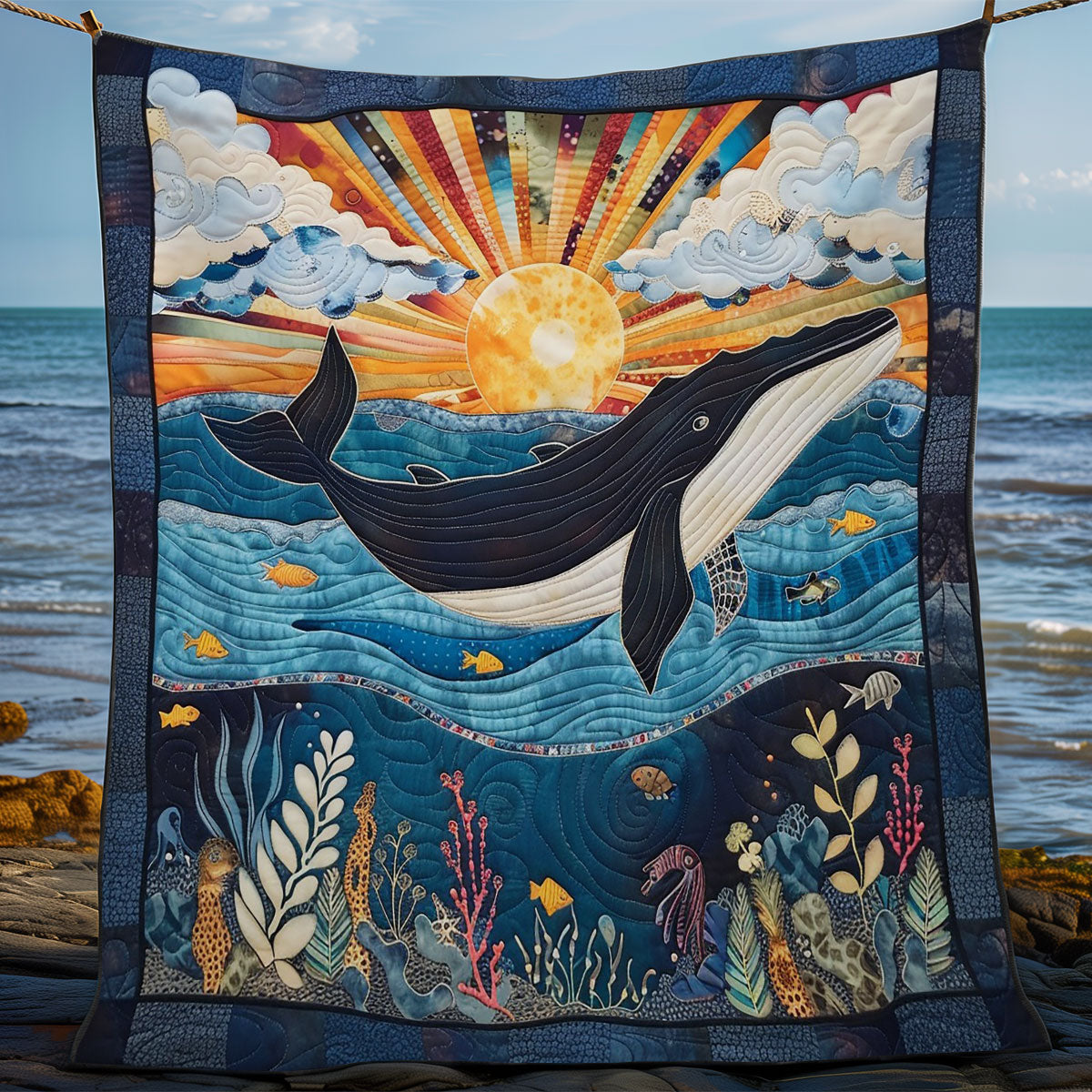 Cartoon Whale WM2908026CL Quilt
