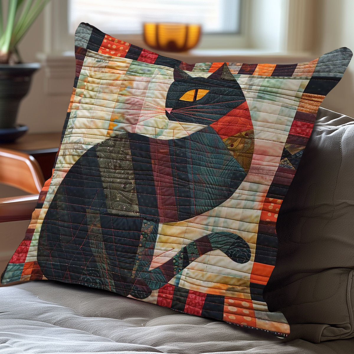 Cat Charm WN2607041CL Quilt Pillow Case