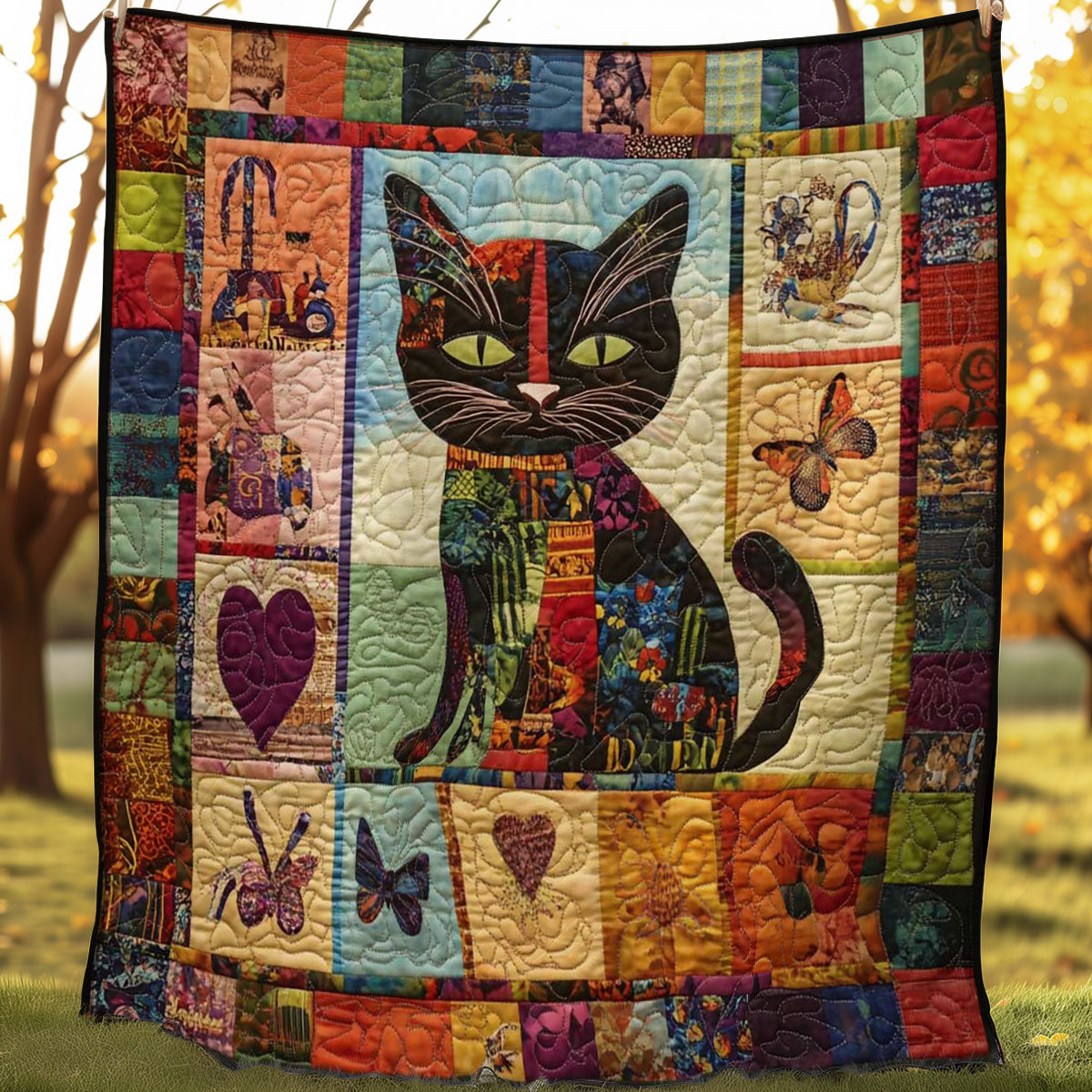 Cat Cute WN0708028CL Quilt