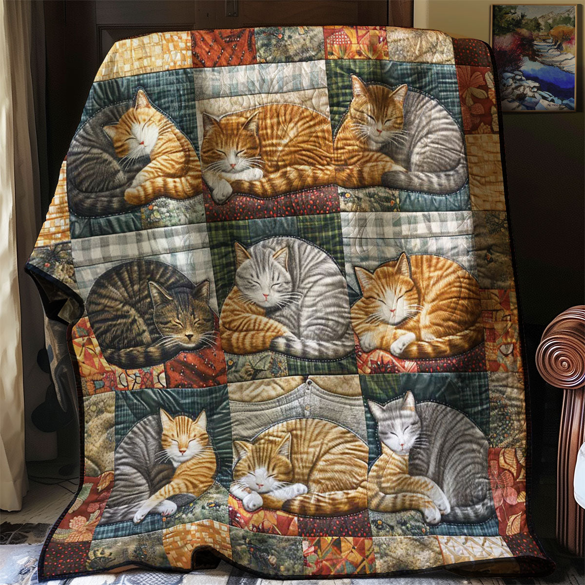 Cat Dream Quilt WN2108003CL Quilt