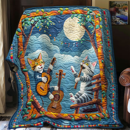 Cat Playing Music SR2008008CL Quilt