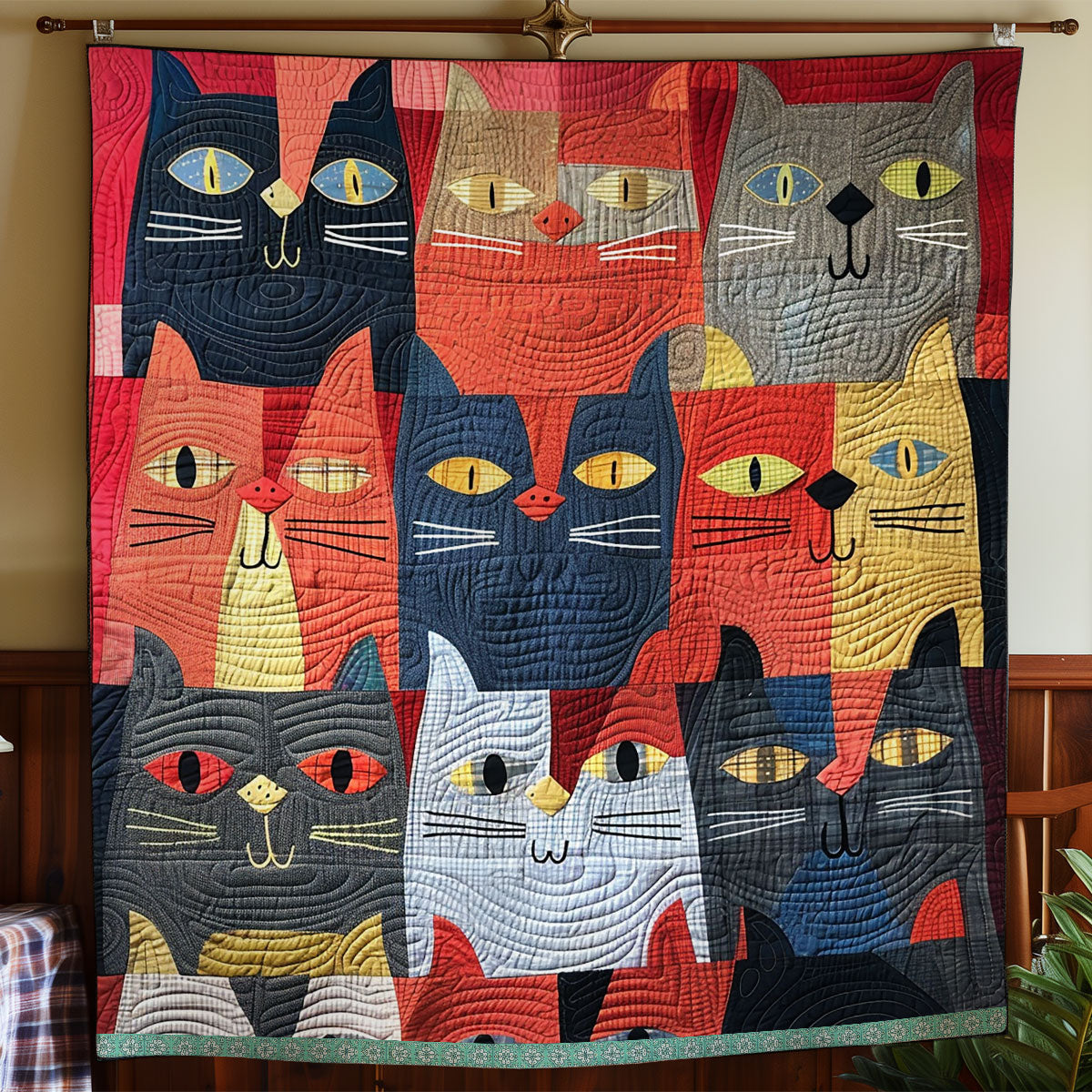 Cat WN0909084CL Quilt
