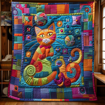 Cat Yarn Fun WN0908038CL Quilt