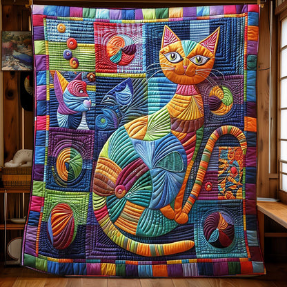 Cat & Yarn WN0908048CL Quilt