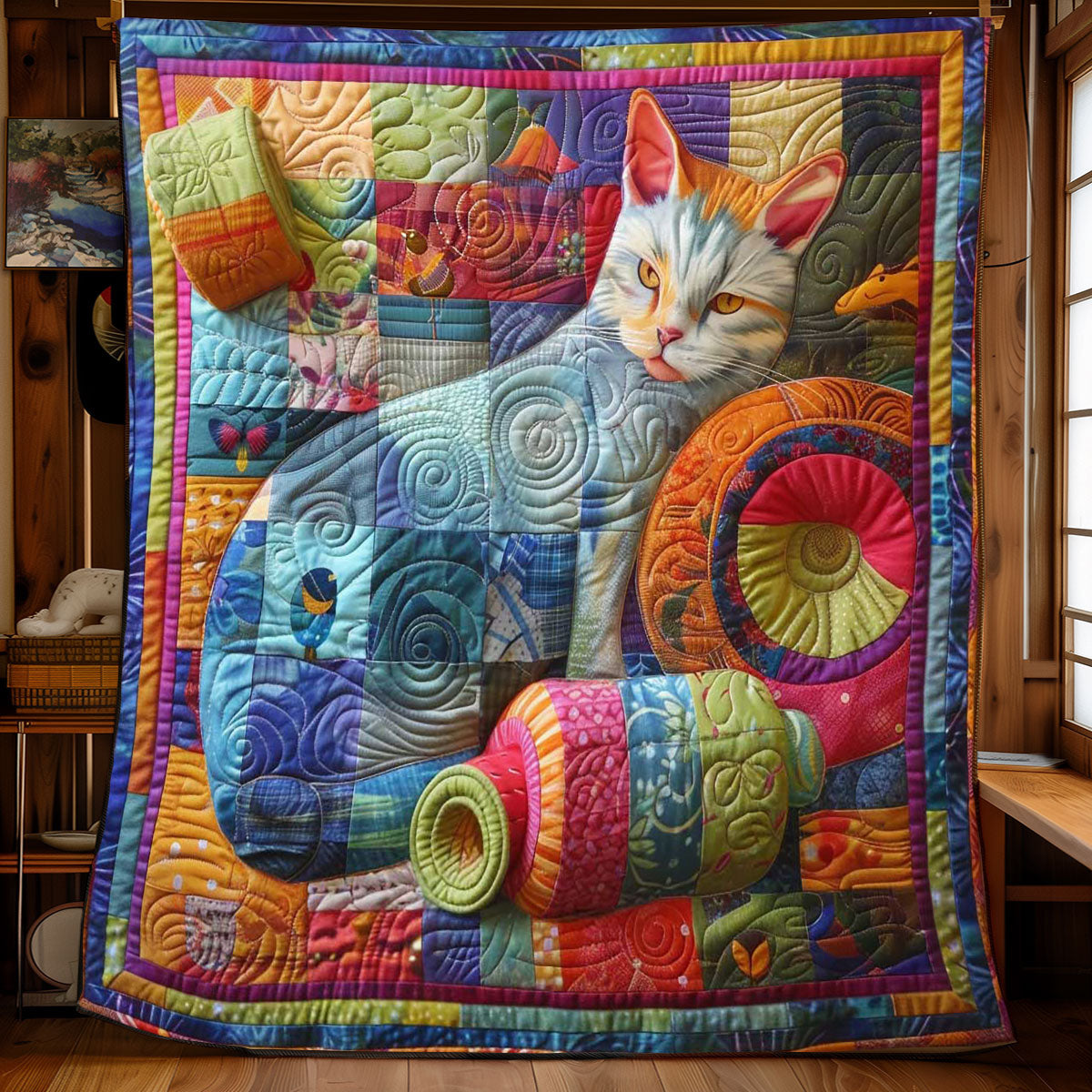 Cat’s Cozy Yarn WN0908035CL Quilt