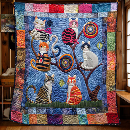 Cat's Playful Pranks WN0908071CL Quilt