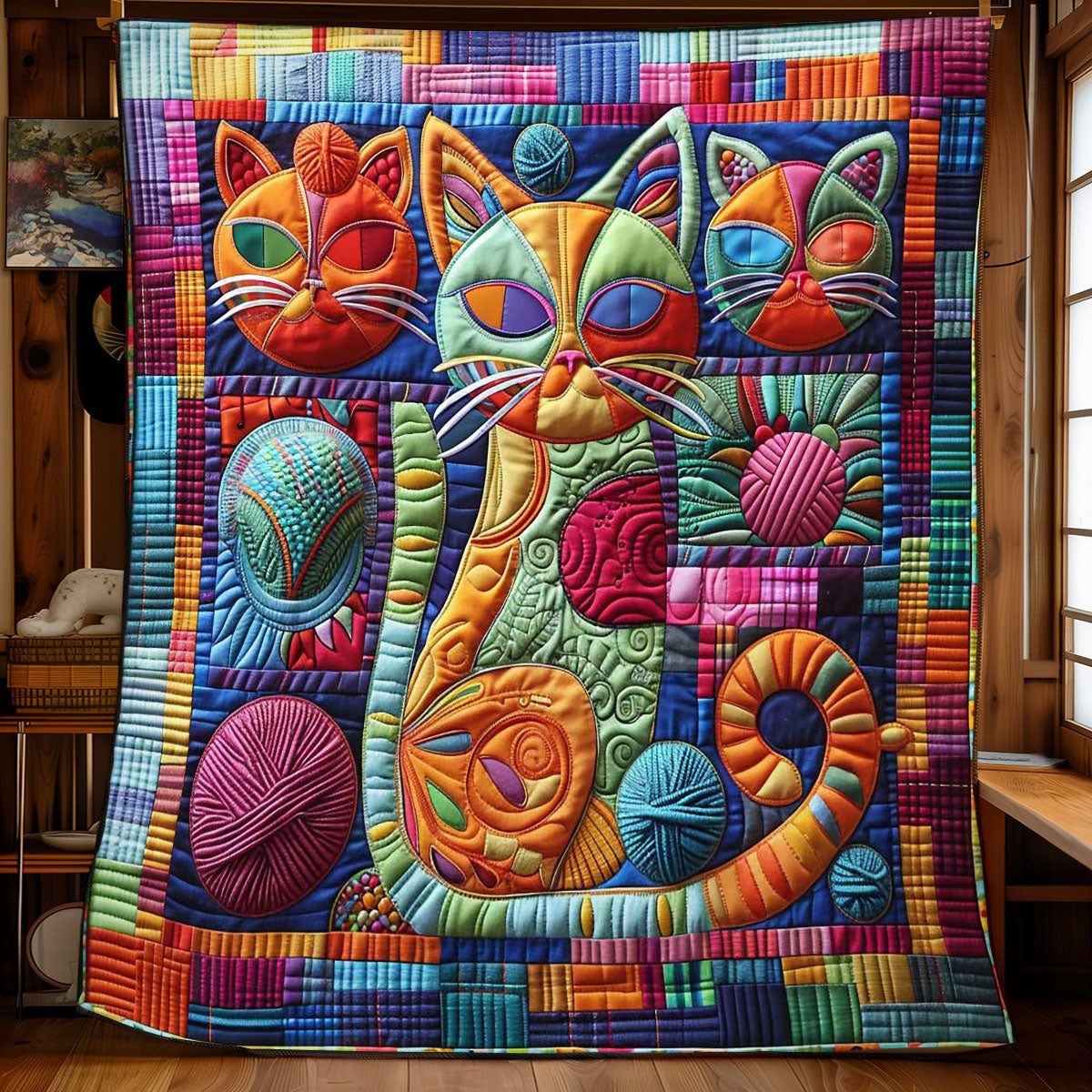 Cat's Yarn Funny WN0908050CL Quilt
