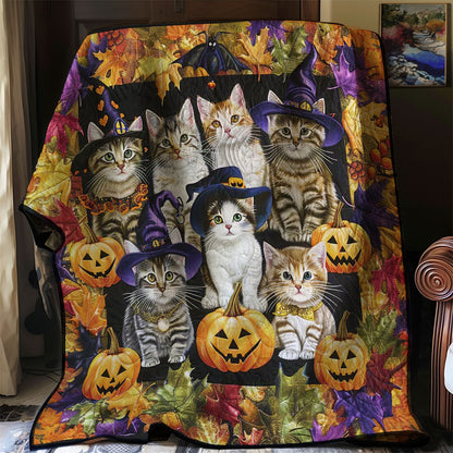 Cats In Halloween Disguise WN2608013CL Quilt