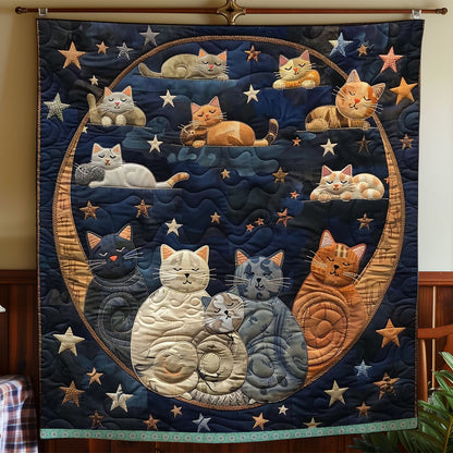 Celestial Cats’ Sleep WN0909097CL Quilt