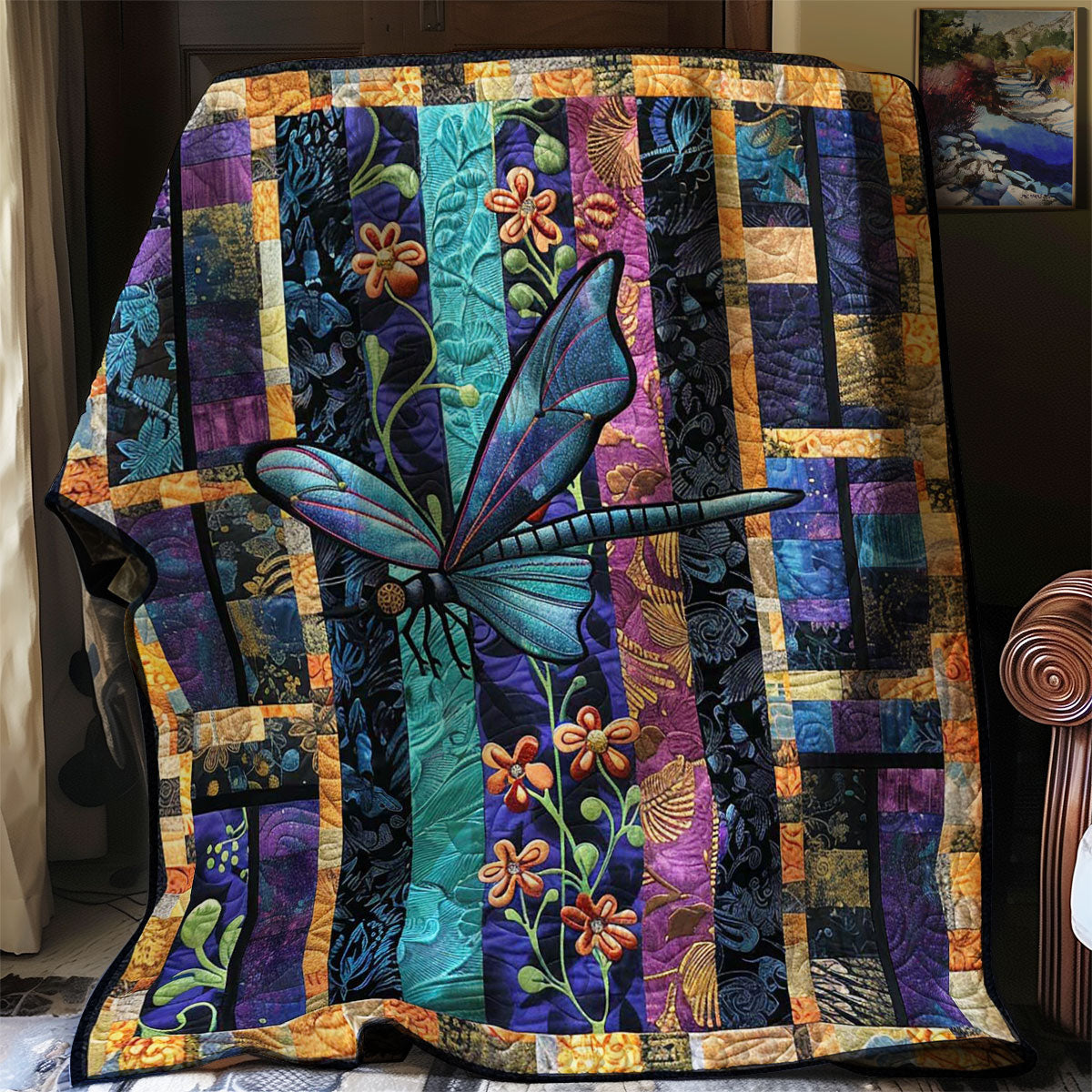 Celestial Dragonfly WN2808021CL Quilt