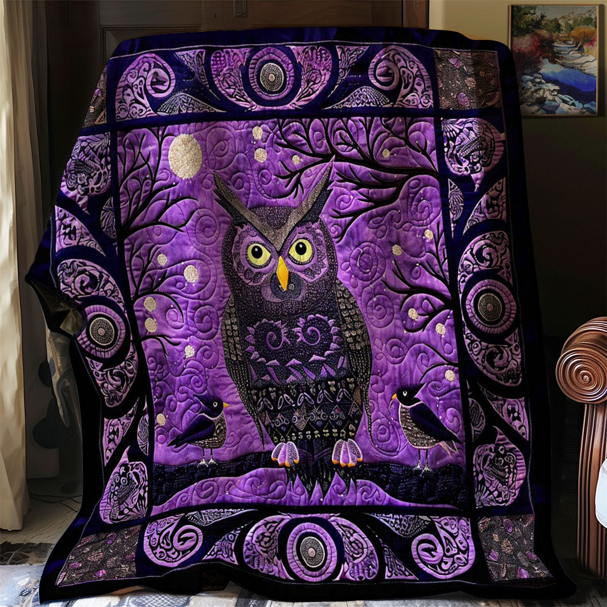 Celtic Night Owl WN2608150CL Quilt