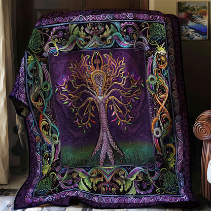 Celtic Tree Of The Cosmos WN2408161CL Quilt