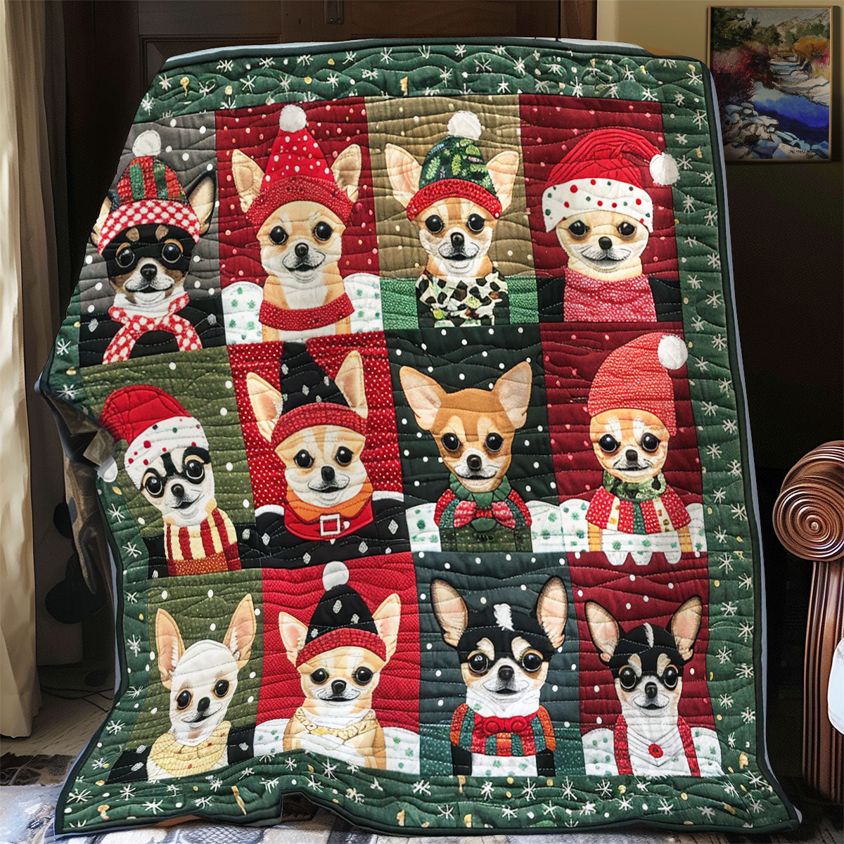 Charming Chihuahua SR1608005CL Quilt