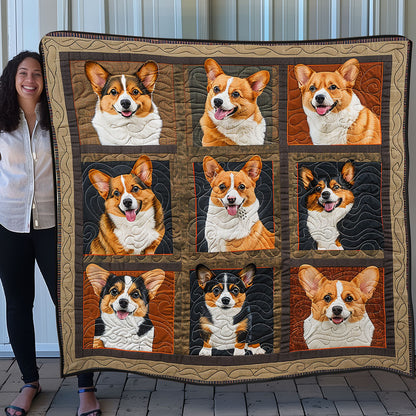 Charming Corgi SR0908023CL Quilt