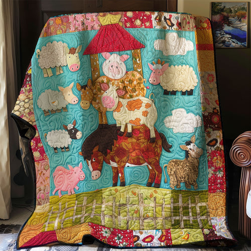 Cheerful Farm WN2208112CL Quilt