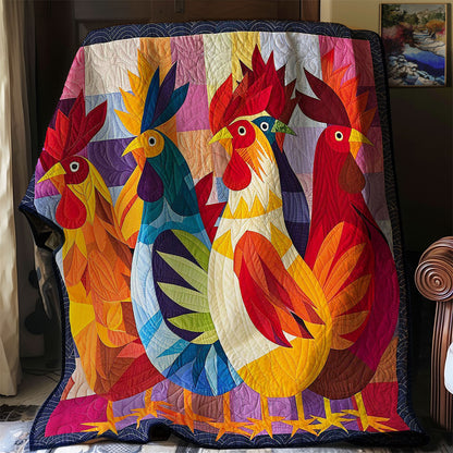 Chicken Chickens WM2907001CL Quilt