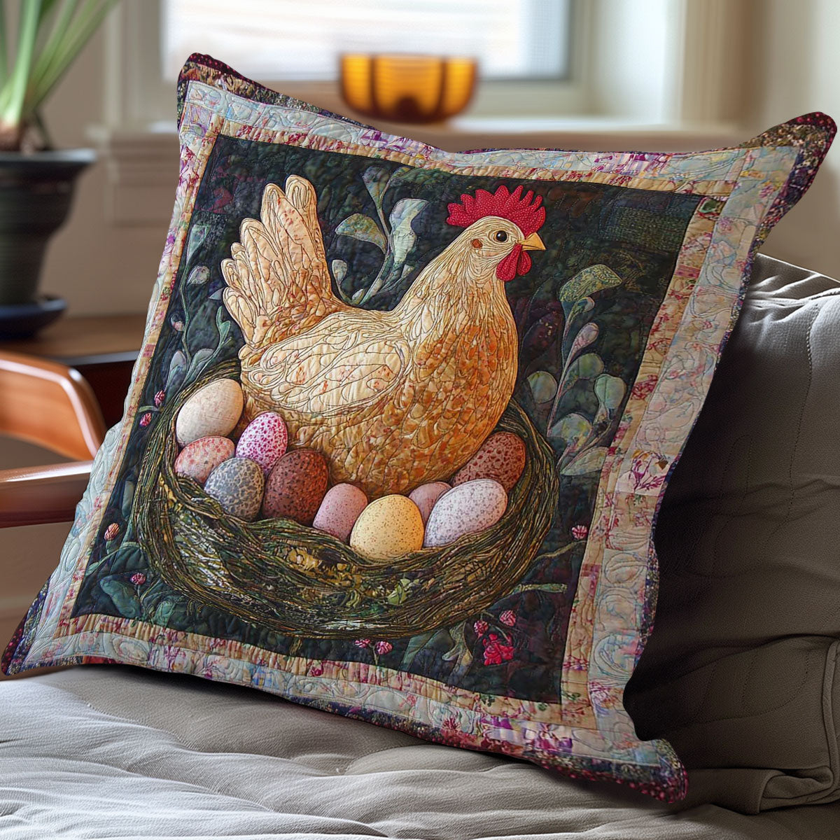 Chicken & Egg WN0208063CL Quilt Pillow Case