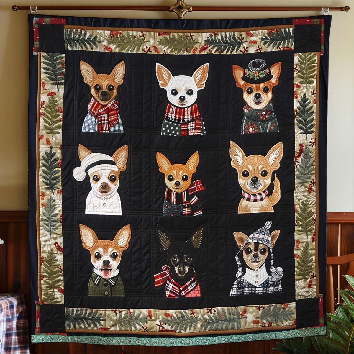 Chihuahuas WN0909050CL Quilt
