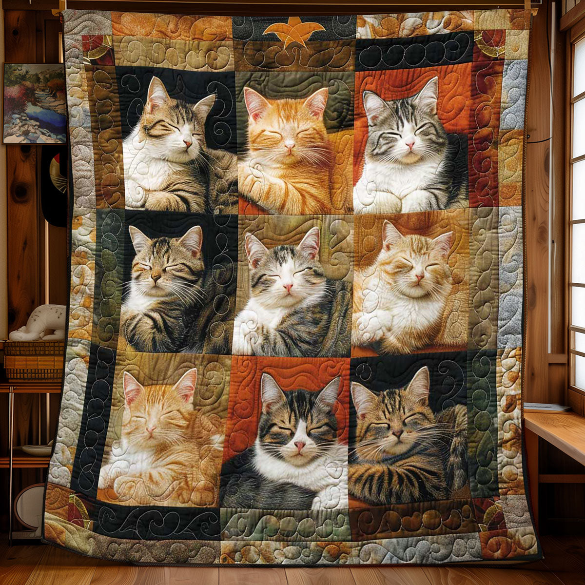 Chilled Cats WN1508038CL Quilt