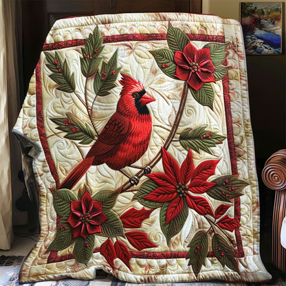 Christmas Cardinal SR1608046CL Quilt