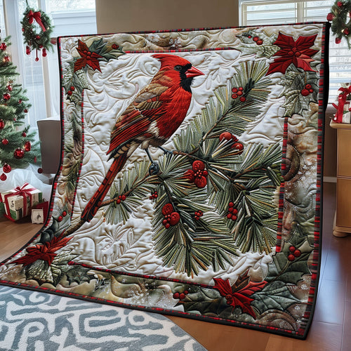 Christmas Cardinal SR1908050CL Quilt