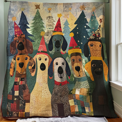 Christmas Dogs WM0508002CL Quilt