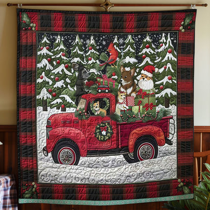 Christmas Gifts By Red Truck WN1109027CL Quilt