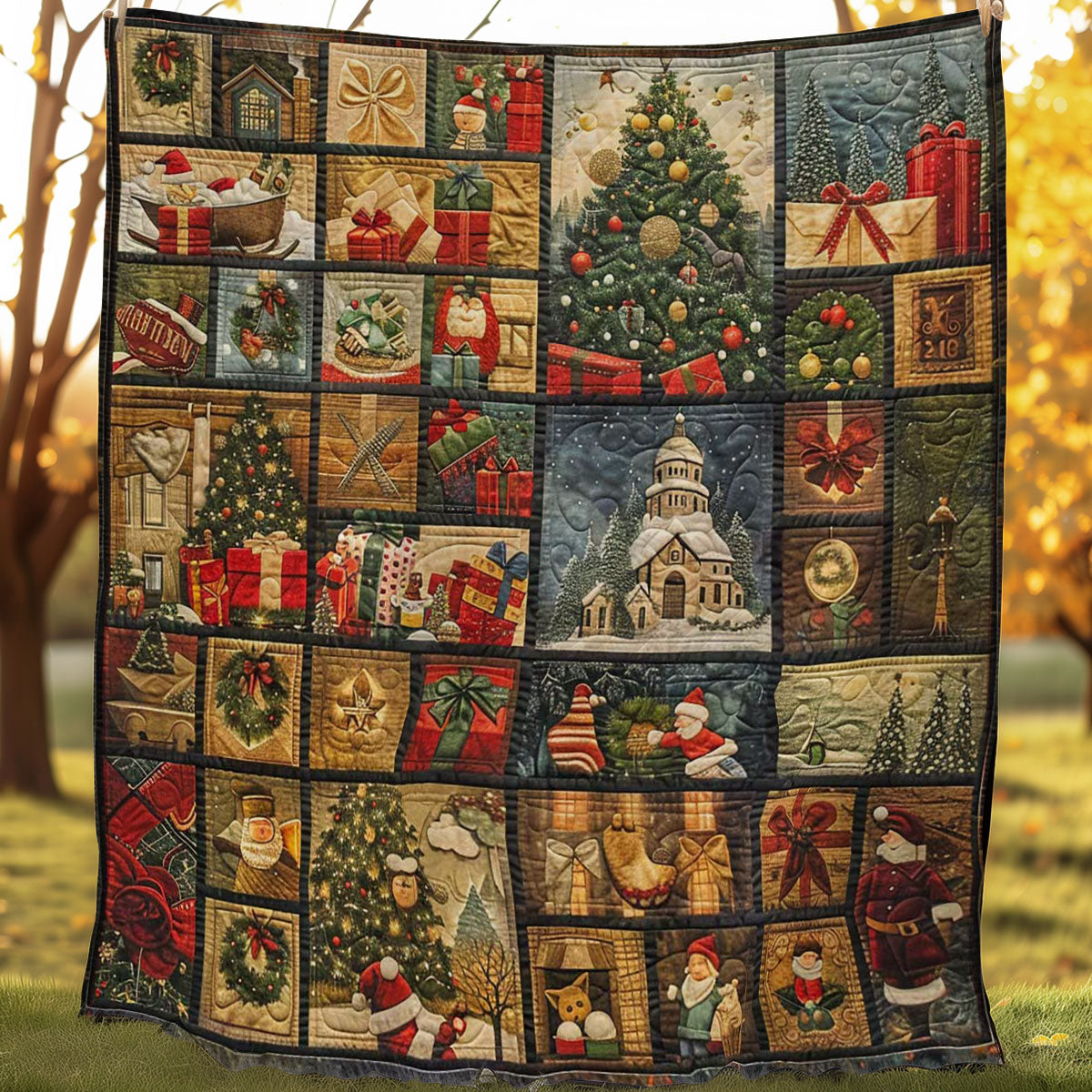 Christmas Happiness WN2607023CL Quilt