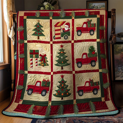 Christmas Red Truck WN1709021CL Quilt