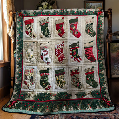 Christmas Stockings WN1709012CL Quilt