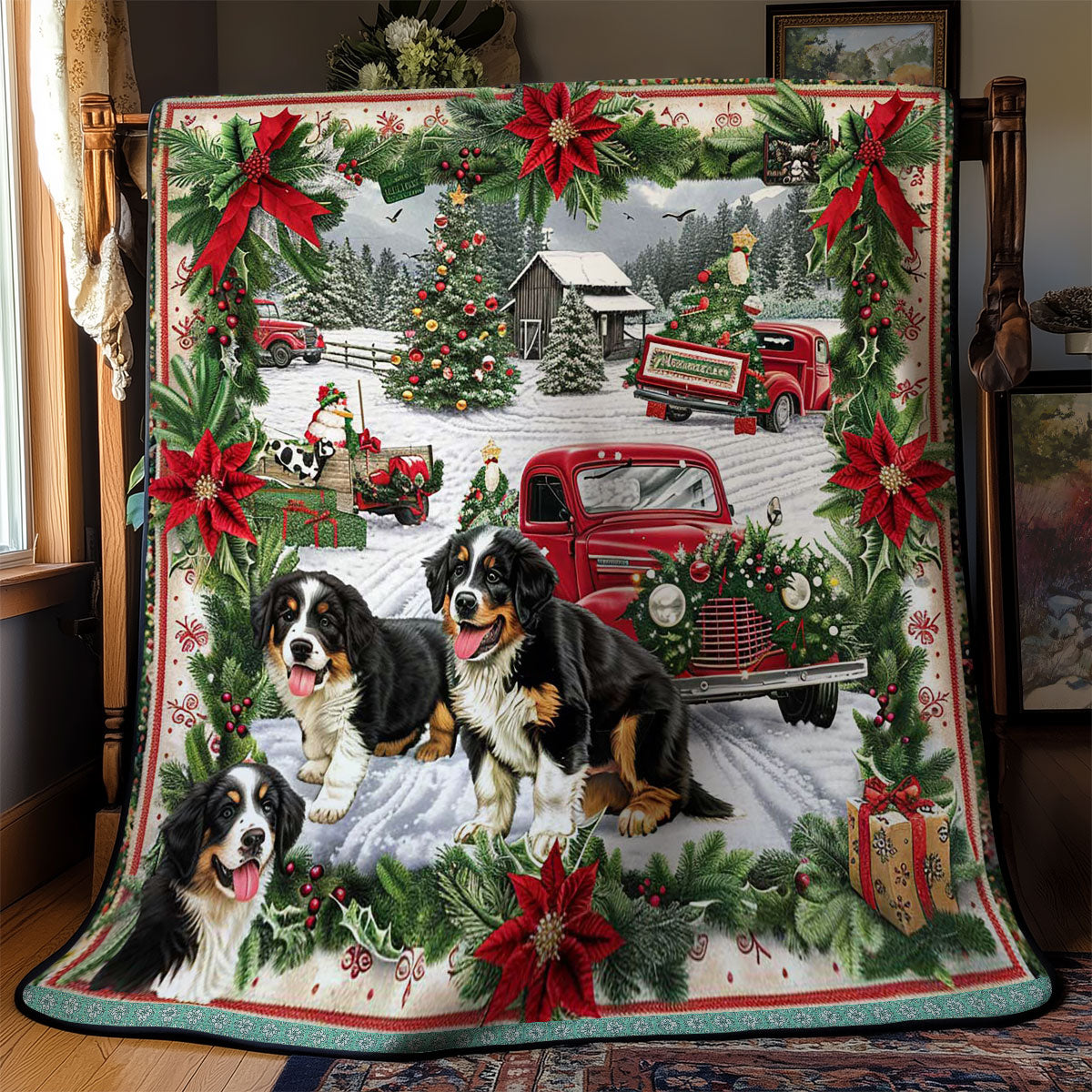 Christmas Truck Fun WN3008028CL Quilt