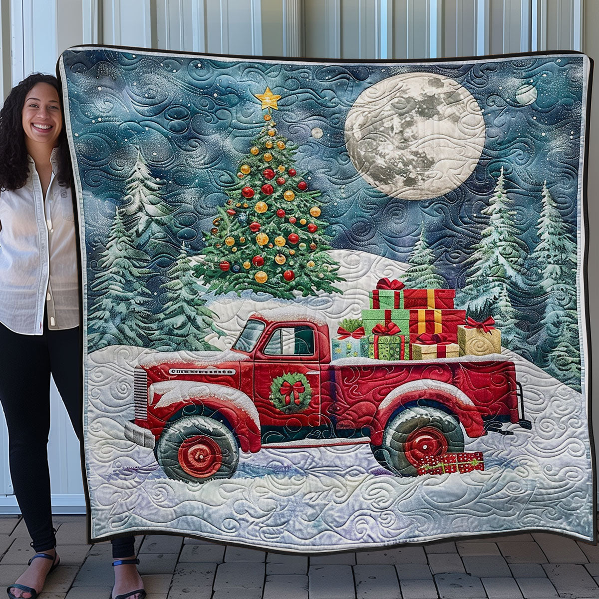 Christmas Truck SR1408019CL Quilt