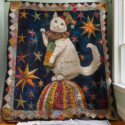 Clown Cat And Star WM1608011CL Quilt